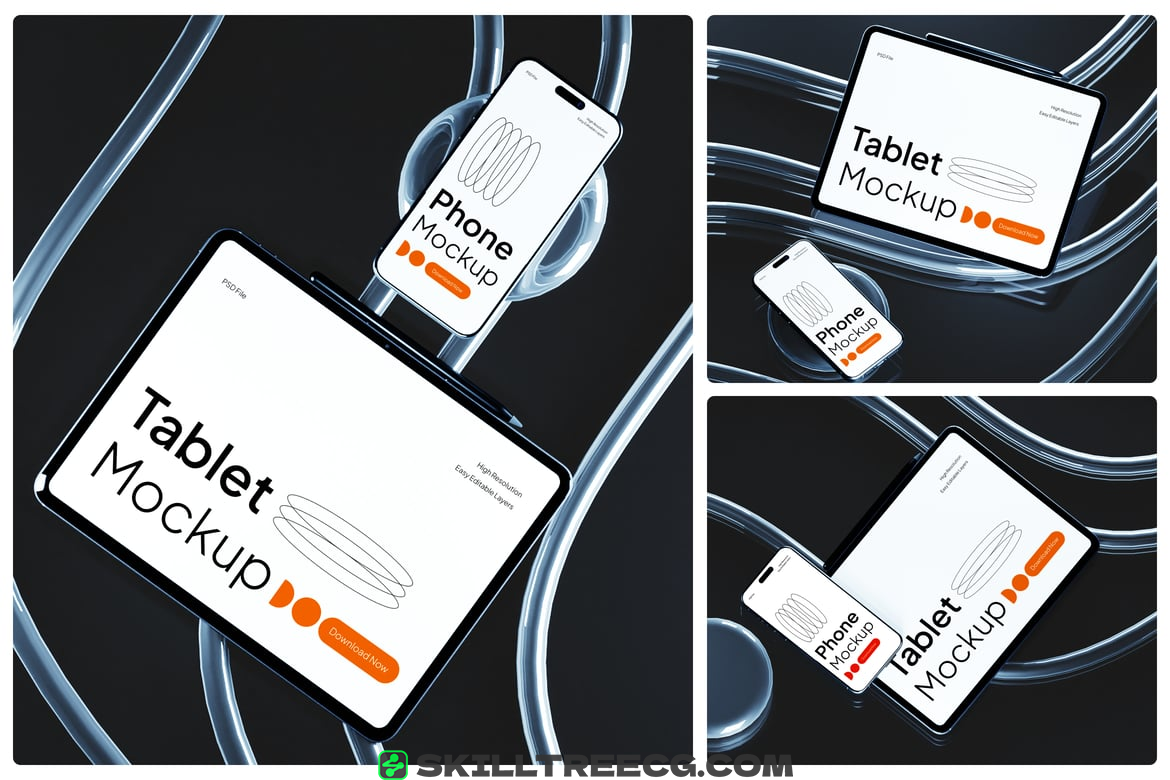 Clear Blue Multiple Device Mockup（080323）-技能树